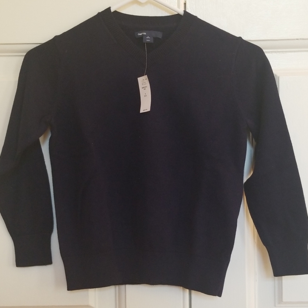 Gap Kids Boys Navy Blue VNeck Sweater
